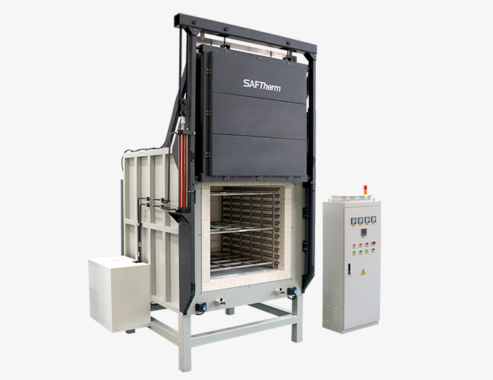 1200℃自動門箱式電阻爐